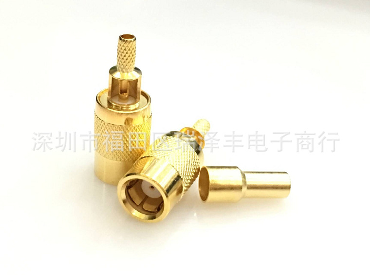 电信通讯2M射频镀金接头华为SMB-75-2-2同轴连接器75欧姆