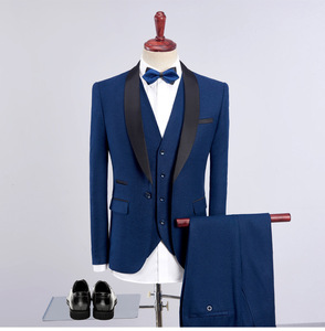 Suit man business casual slim business formal dress dinner bridegroom dress