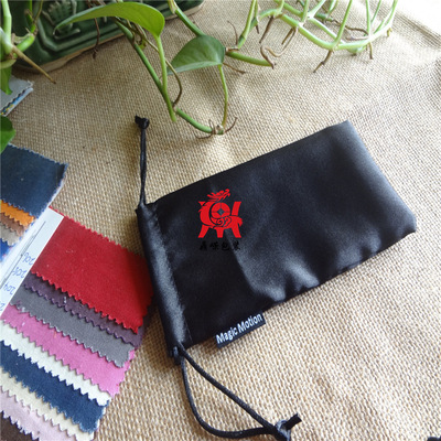 批发供应色丁布束口袋  烫金加密色丁袋  拉绳色丁布珠宝首饰布袋|ms