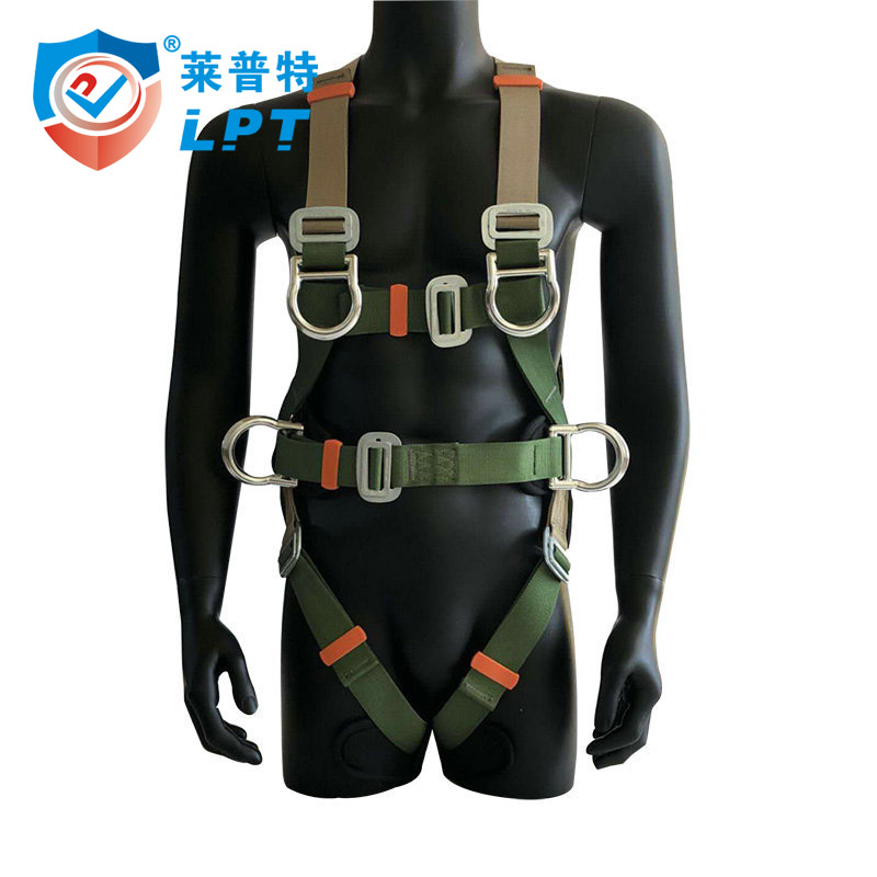 全身式高空作业安全带坐式护腰安全带锦纶户外   登山速降安全带