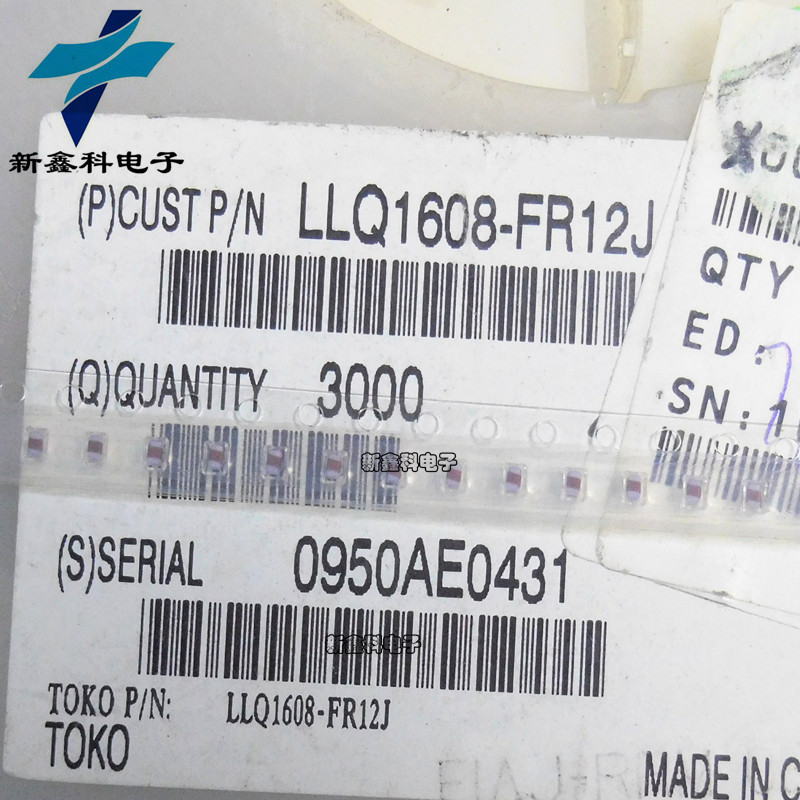 LLQ1608-FR12J 原装 TOKO贴片绕线电感线圈 0603