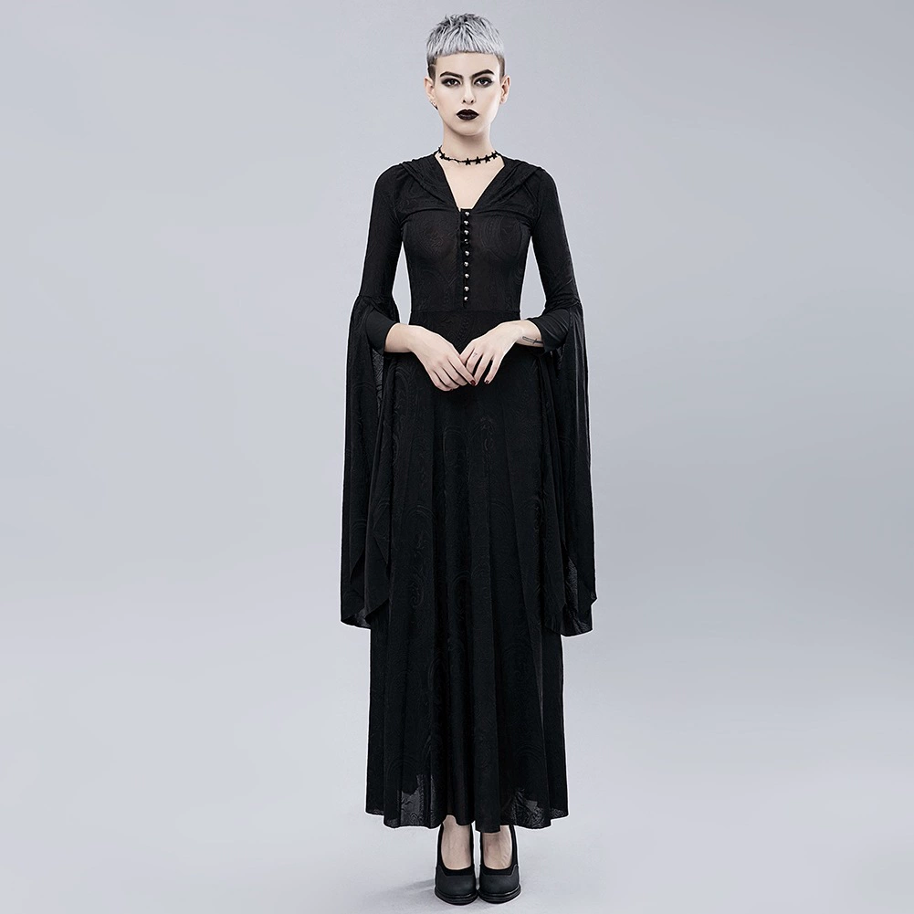 () кружевное trench coat, европейский стиль, панк-стиль, хэллоуин, косплей