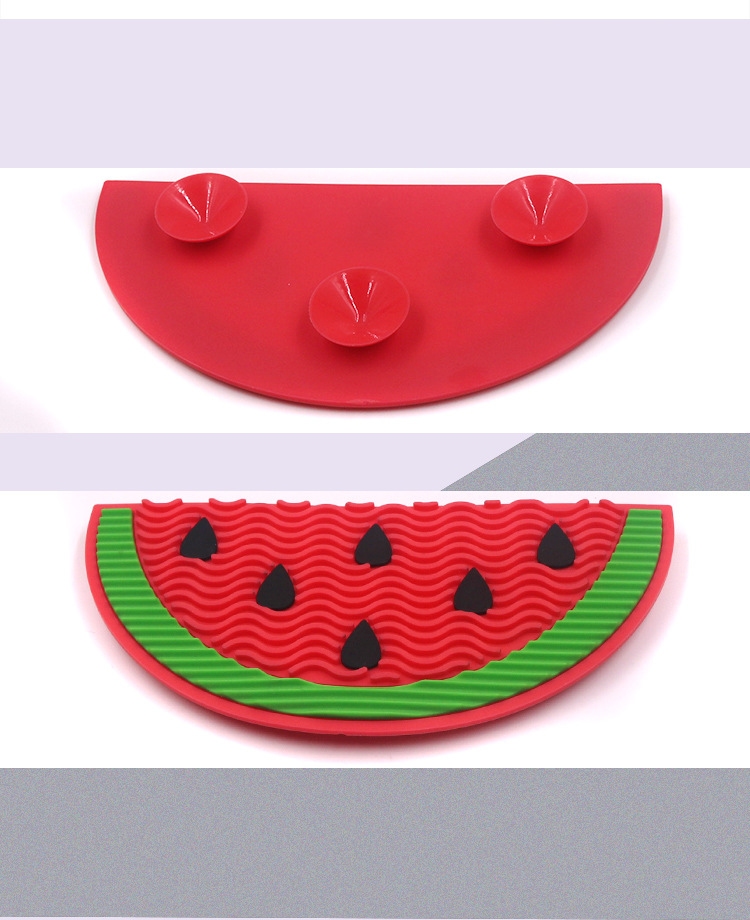 Silicone Scrubbing Pad on surface