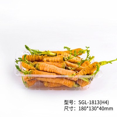 Manufactor wholesale disposable lidless Fruit box fresh  Meat fruit Fresh keeping Tray environmental protection pet Plastic box