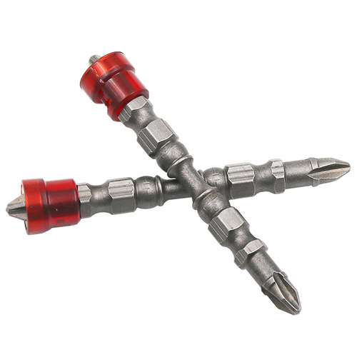 Single-head double-head magnetic screwdriver bit Factory price wholesale electric screwdriver wind bit Nunchuck strong magnetic cross bit