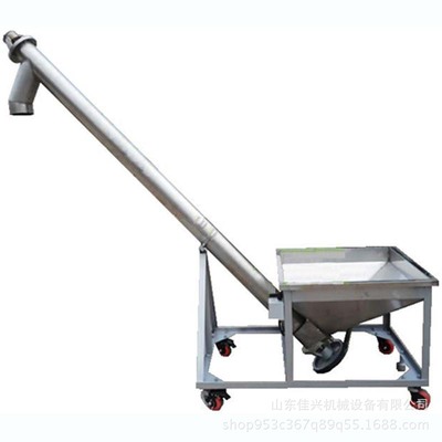 Manufactor Direct selling Auger Promote charging machine jx-159 Screw conveyor foodstuff powder Stainless steel Hoist