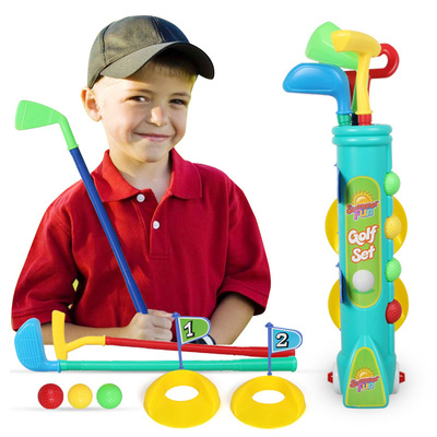 兒童健身高爾夫球玩具 寶寶室內戶外體育運動玩具 男女孩益智玩具
