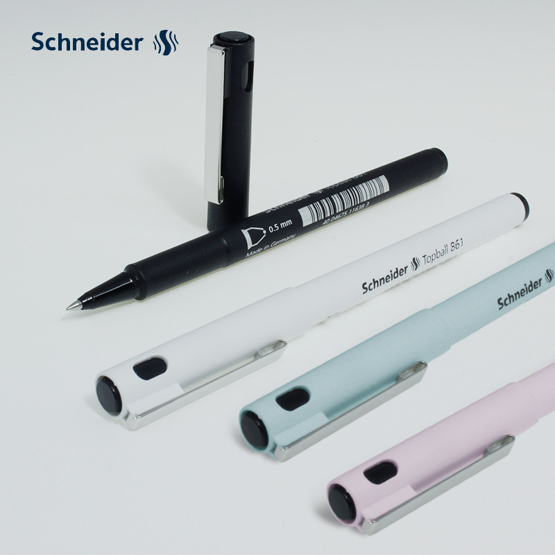 德国进口Schneider施耐德861学生考试办公直液式子弹头走珠笔水笔