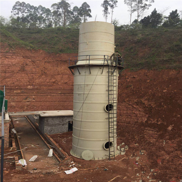 现场制作各种脱硫塔除尘器设备 废气吸收设备高效喷淋脱硫塔