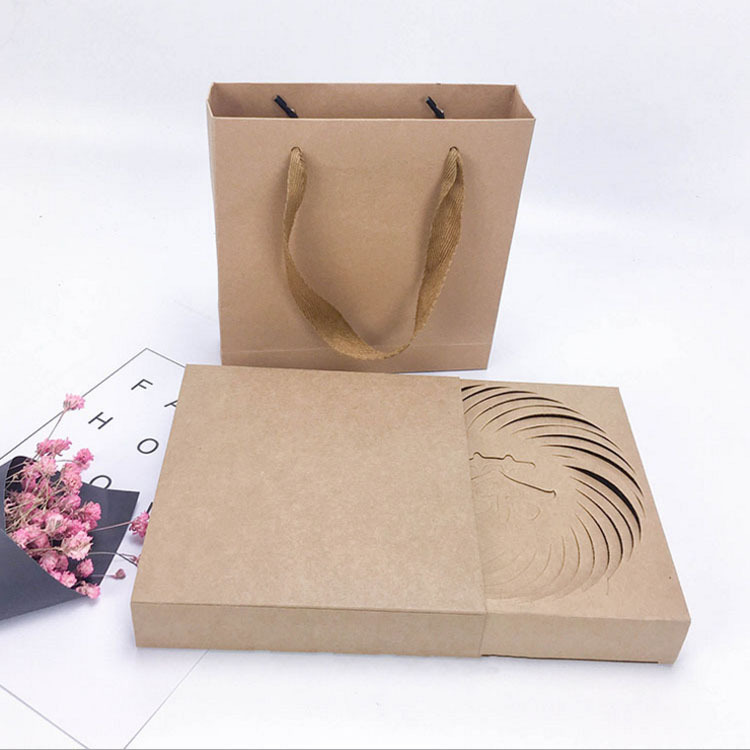 通用牛皮纸茶叶包装盒福鼎白茶私房茶普洱茶七子饼茶礼盒4