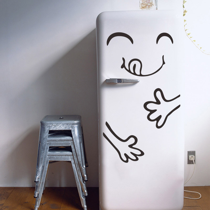 funny refrigerator stickers door stickers