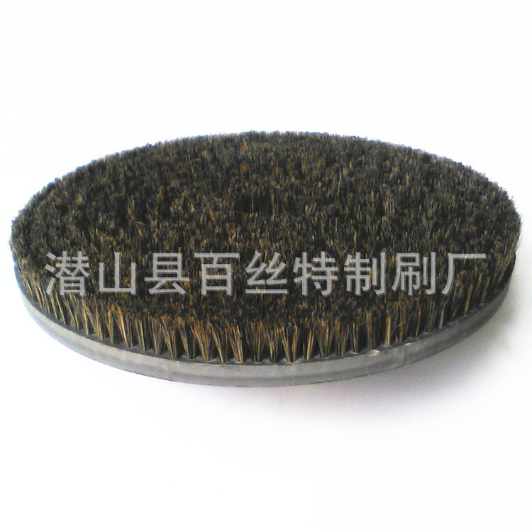 圆盘刷PVC基座圆盘刷野猪鬃圆盘刷文玩抛光盘刷核桃清洗刷