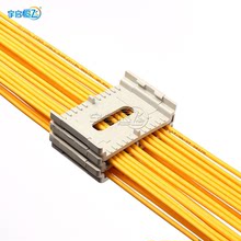 塑料固線器 橋架理線器 網線卡線器 光纖尾纖線卡 4mm*12根