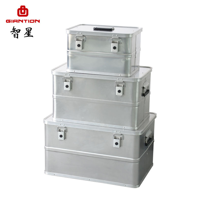 佛山智星厂家 铝合金纯铝箱 多用途储物工具箱 储物运输航空铝箱
