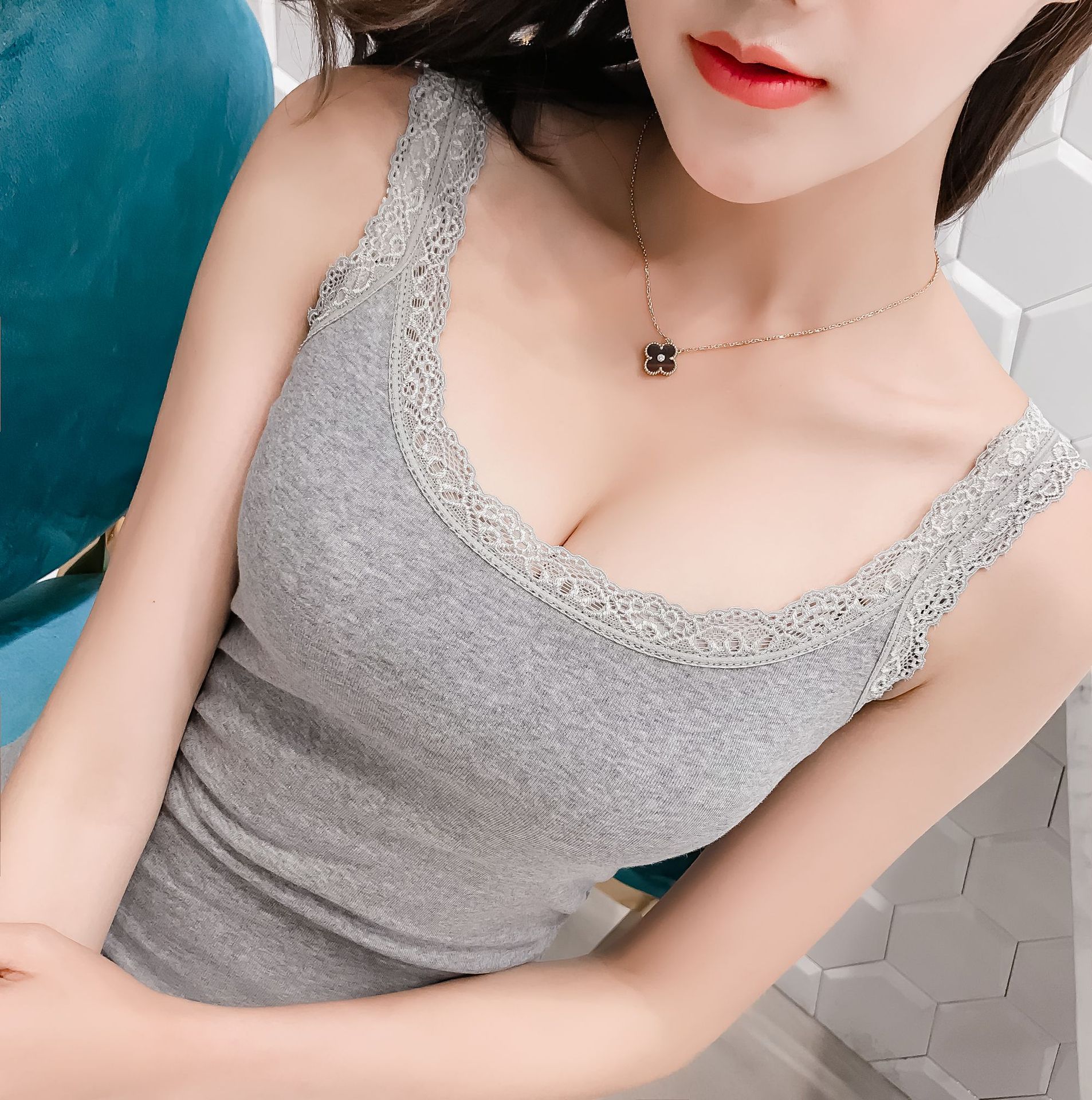 Korean-style sleeveless dress image 3