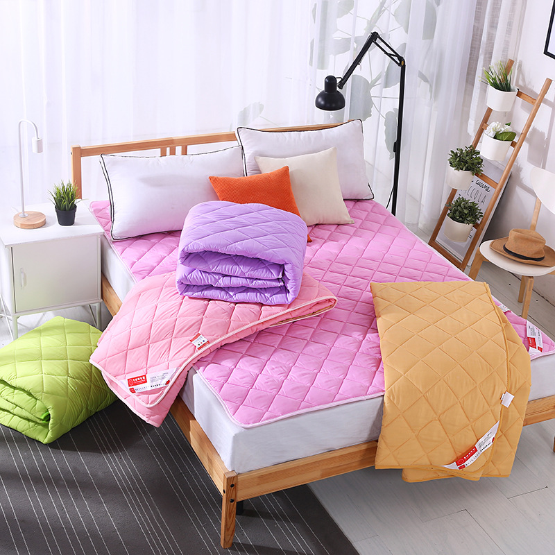 四季通用化纤床垫 可折叠垫被 学生宿舍铺床褥批发|ms