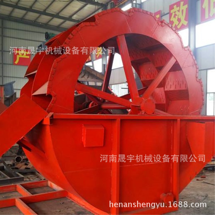 矿山砂石料滚筒洗石机 沙场筛沙洗沙一体机 螺旋轮斗洗砂机