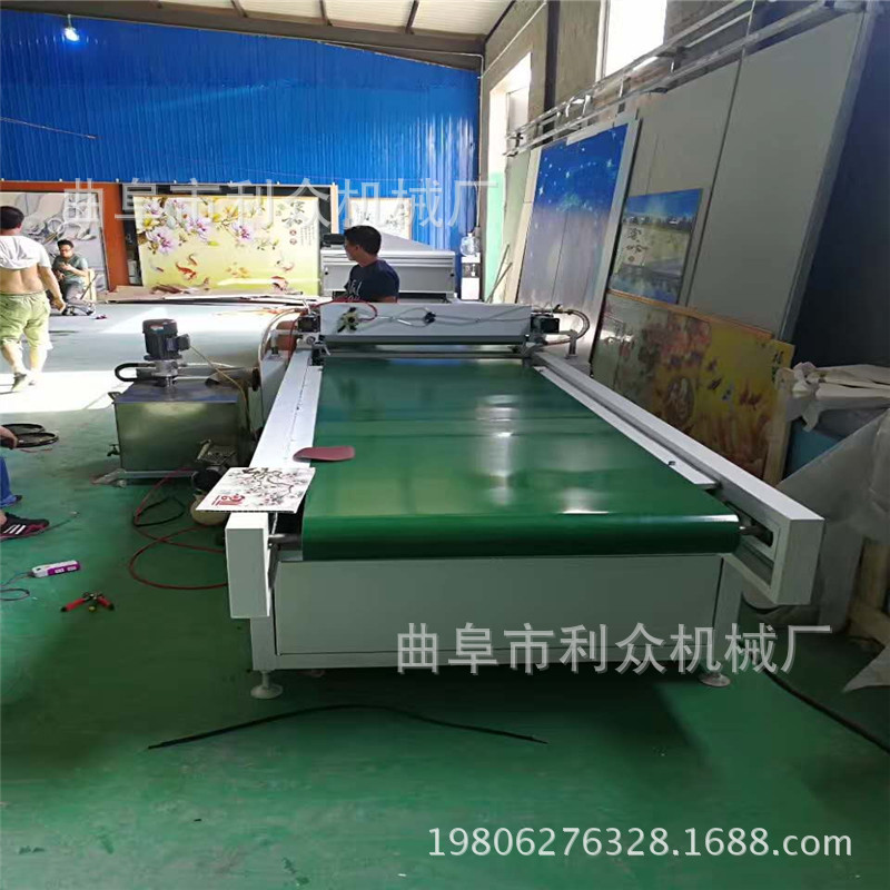 昆明 平面往复喷涂机 3D背景墙上光机