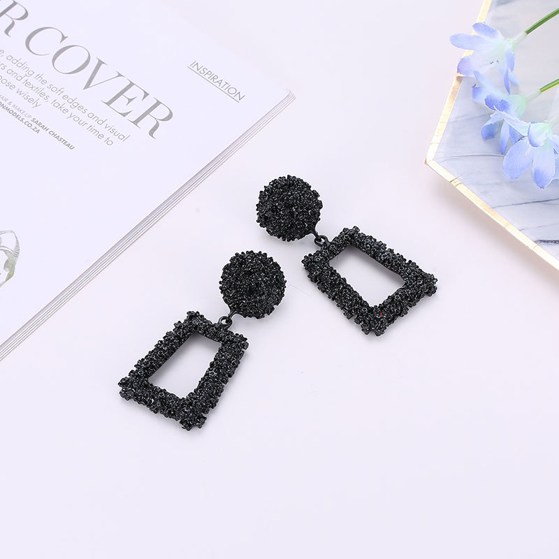 Fashion Geometric Plating Alloy No Inlaid Earrings Ear Studs display picture 4