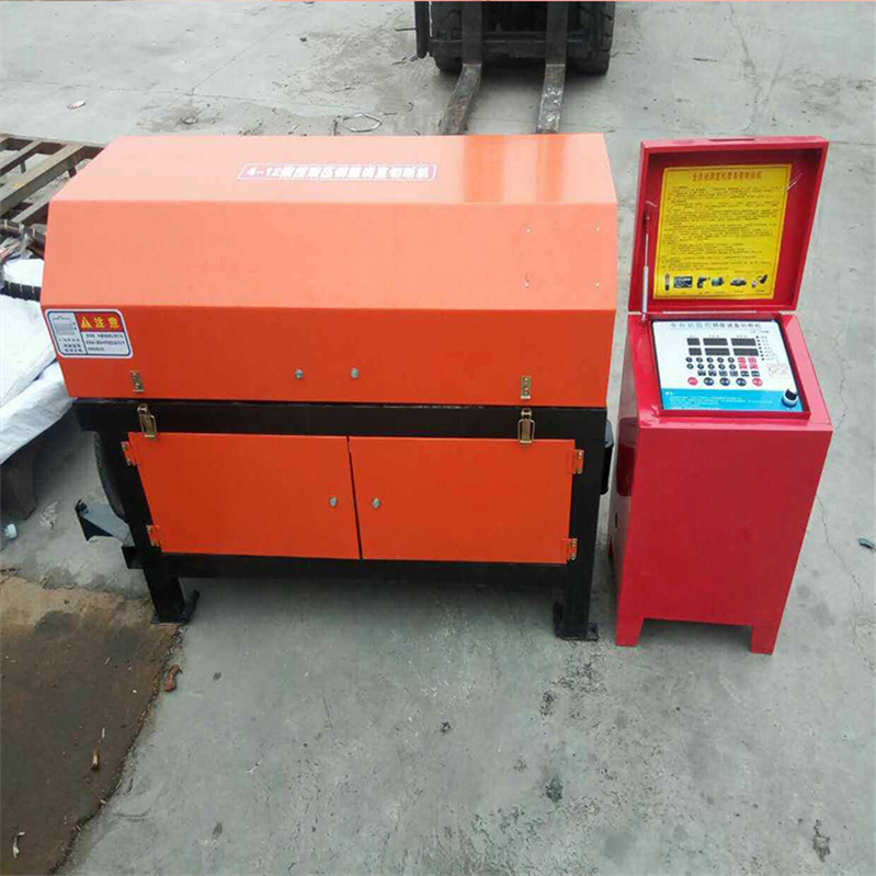 钢筋液压调直切断机 数控调直机 414高精度钢筋调直切断机