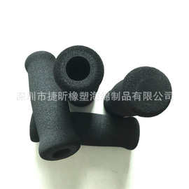 厂家批发 黑色泡棉手把套耐腐一头堵nbr橡塑海绵护套
