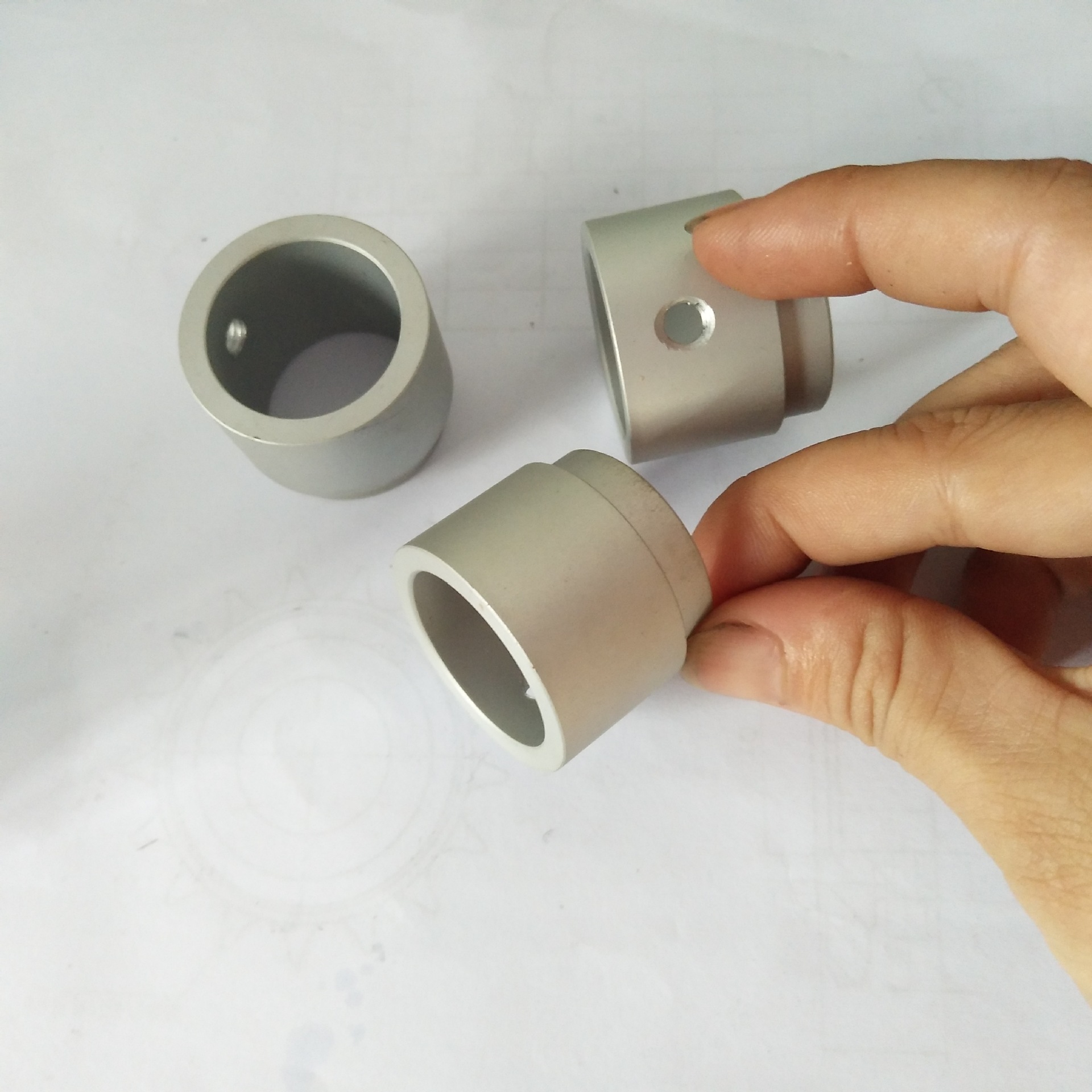 厂家供应数控车床 铝轴套 轴承铝套量大价优