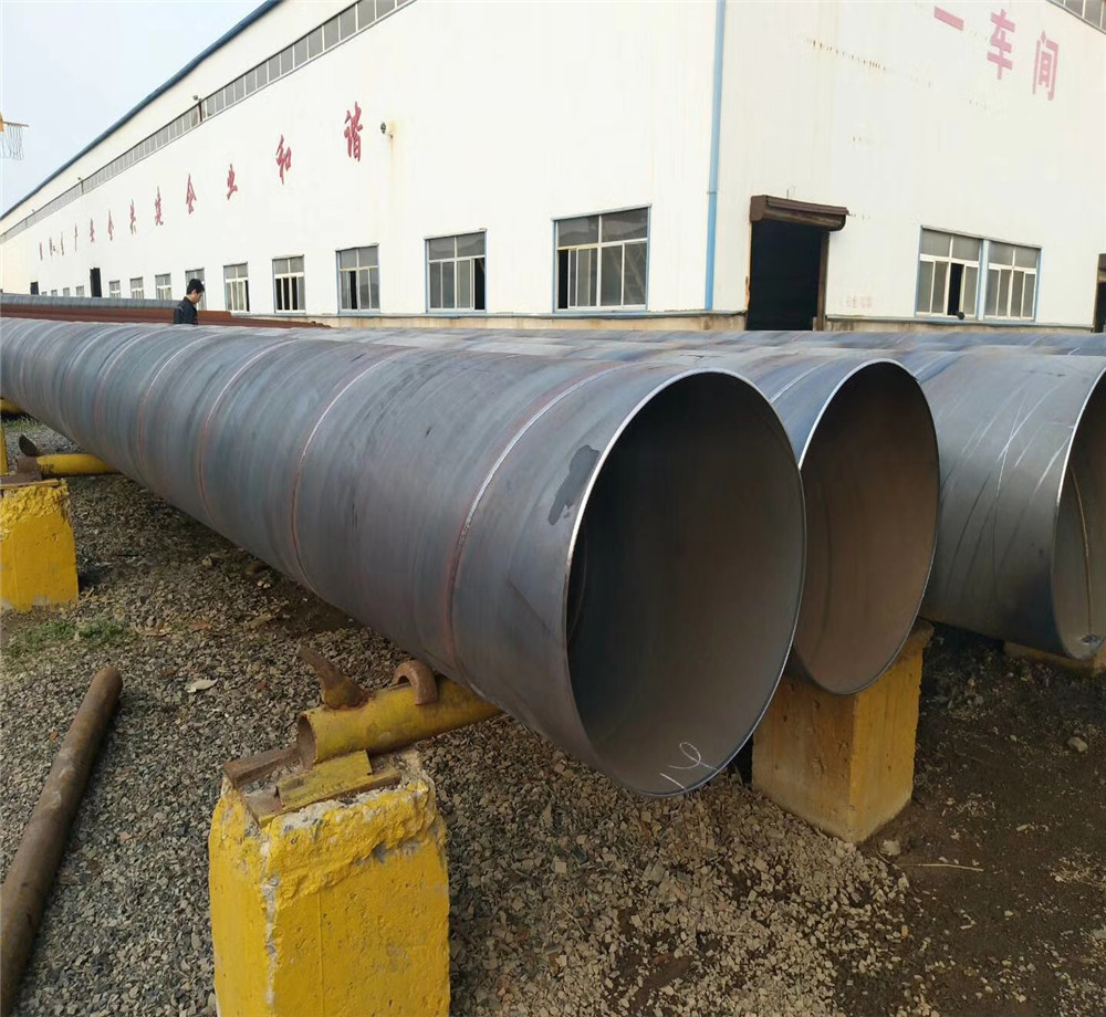 螺旋钢管现货供应630口径螺旋钢管 化工厂排污管道用防腐螺旋钢管