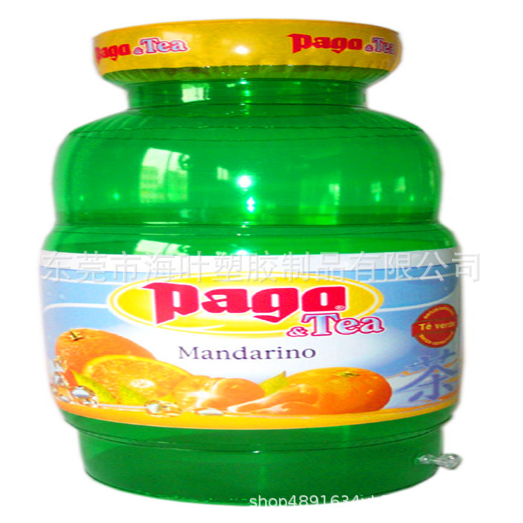 各种尺寸广告饮料瓶子   PVC充气广告饮料罐子   仿真饮料罐子