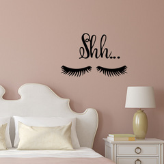 Custom Wall Sticker Sexy Eyelashes Instagram Creative Modern Home Decor Sticker Paper Self-Adhesive FX1091