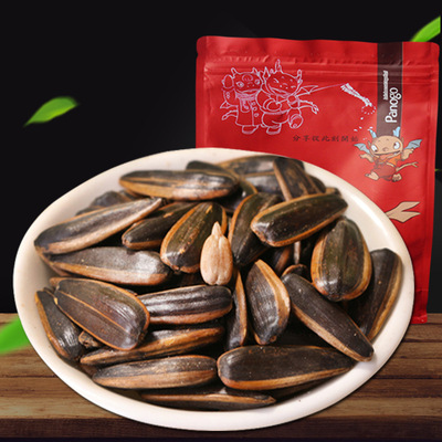 厂家直销正宗焦糖山核桃味瓜子500g休闲零食葵花籽袋装一件代发