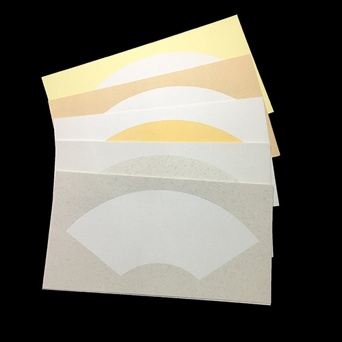 Fan cardboard rice paper, calligraphy, painting, freehand Xuan fan shape, rectangular thickened lens paper fan paper wholesale