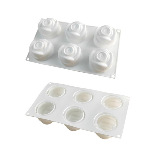 Sanxin rose silicone mold DIY French mousse cake chocolate bowl cake jelly baking tool