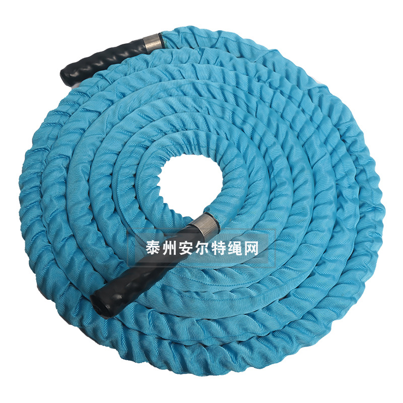健身绳 体能训练绳 25mm/38mm/50mm 力量甩绳 厂家销售  战斗绳