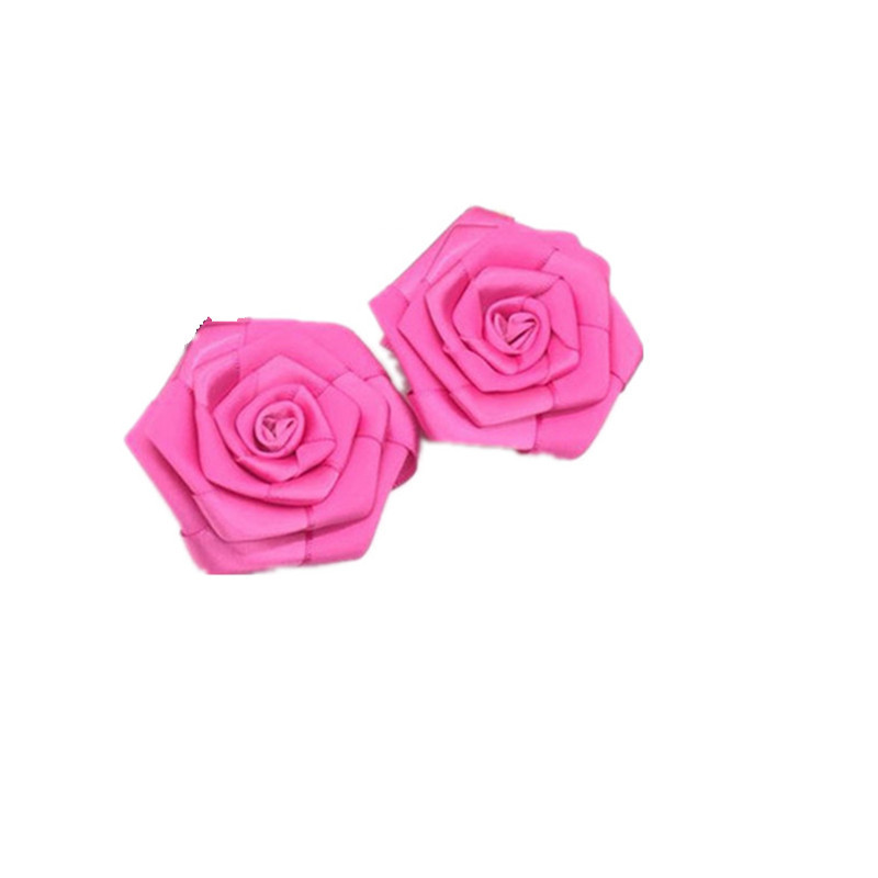 7cm de alta densidad poliéster cinturón Ropa Decoración Rosa fábrica Taobao accesorios cinta Rosa arco