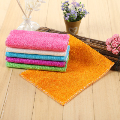 百潔布雙層加厚洗碗巾批發廚房日用清潔抹布