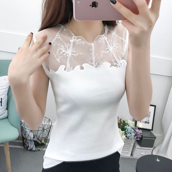 Sexy cute fitted base body-friendly tank top