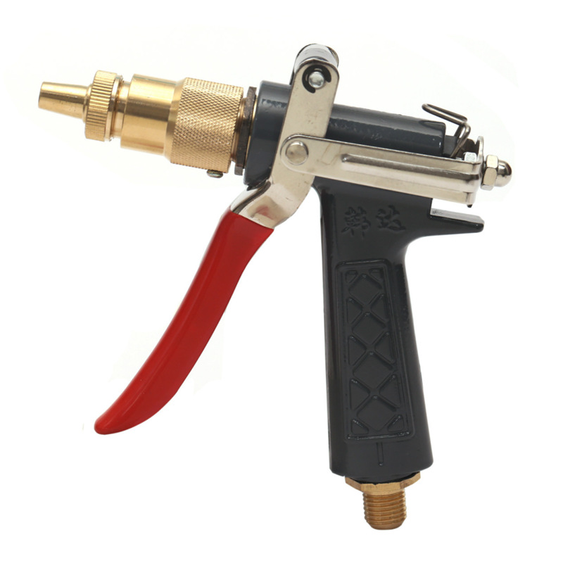 厂家直销韩达加厚内丝外丝高压水枪清洗机水枪铜头洗车水枪