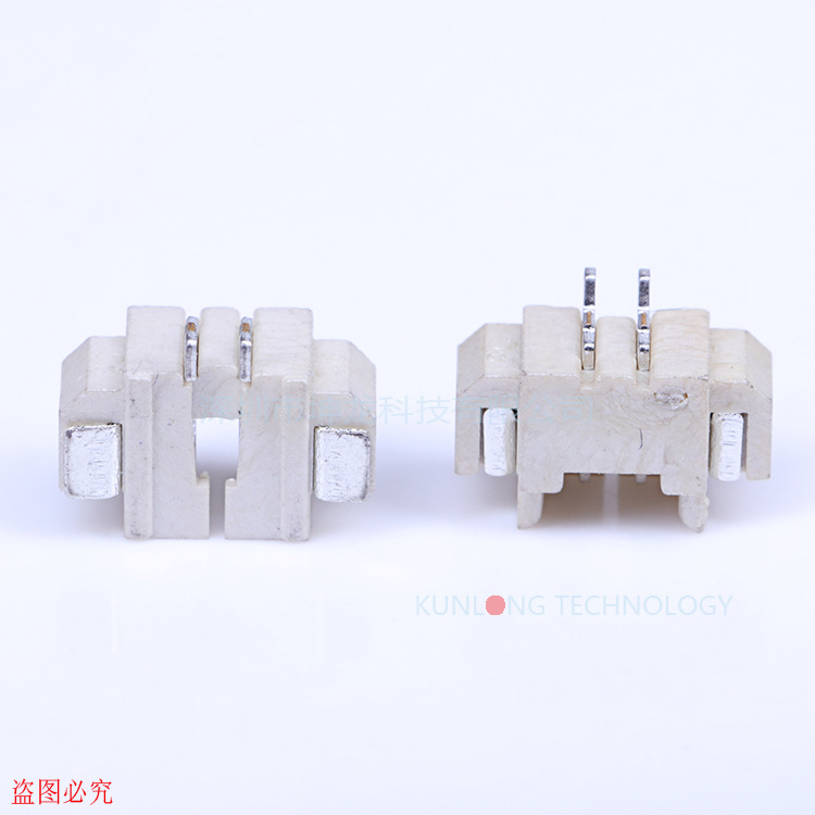 厂家直销1.25mm间距连接器2pin卧贴接插座PCB连接件-阿里巴巴