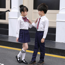 春秋季幼儿园园服英伦学院风套装儿童班服小学生套装男女童演出服