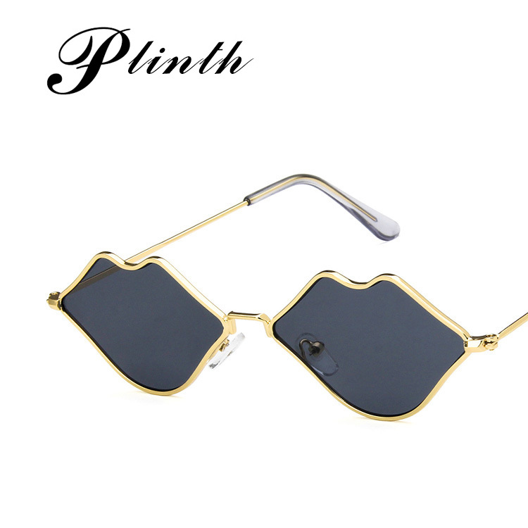 Internet Celebrity Street Photographic Sunglasses Women's 2018 New Korean Style Trendy Retro Harajuku Style Sunglasses Lips Seaside Concave Shape Internet Celebrity Street Photographic Sunglasses Women's 2018 New Korean Style Trendy Retro Harajuku Style Sunglasses Lips Seaside Concave Shape