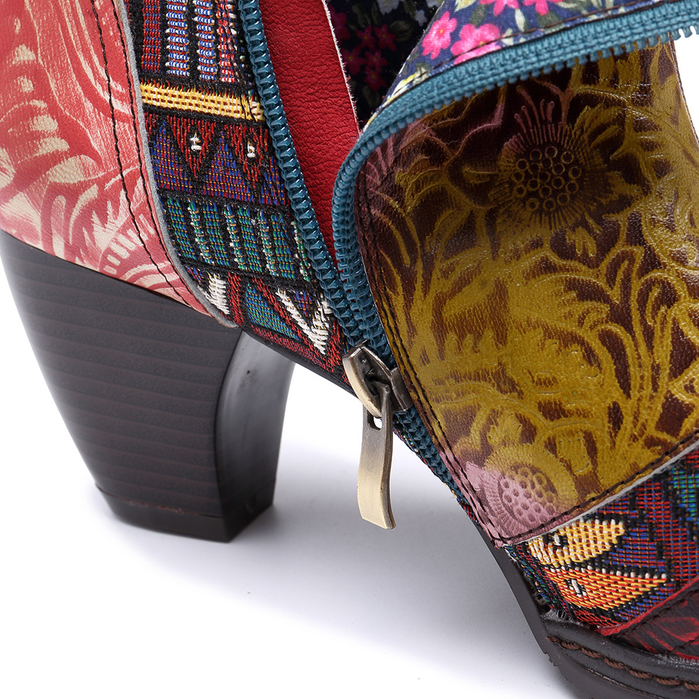 Bottes femme en En cuir - Ref 3354839 Image 23