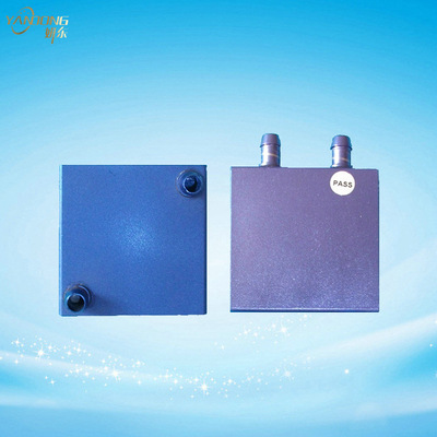 6060水冷头铝材质热量交换器给5050制冷片6262制冷片水冷散热配套