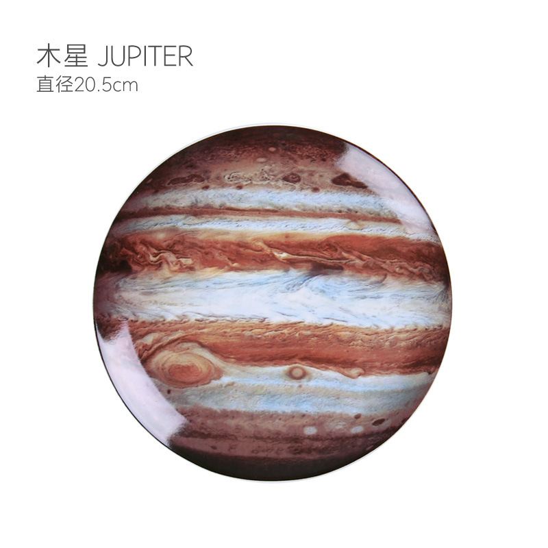 Universo creativo decoración astronauta chasis nórdico moderno de cerámica planeta placa colgante decoración de la pared placa al por mayor