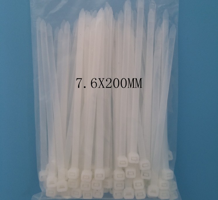 厂家批发尼龙扎带7.6*200环保带捆绑带束线带