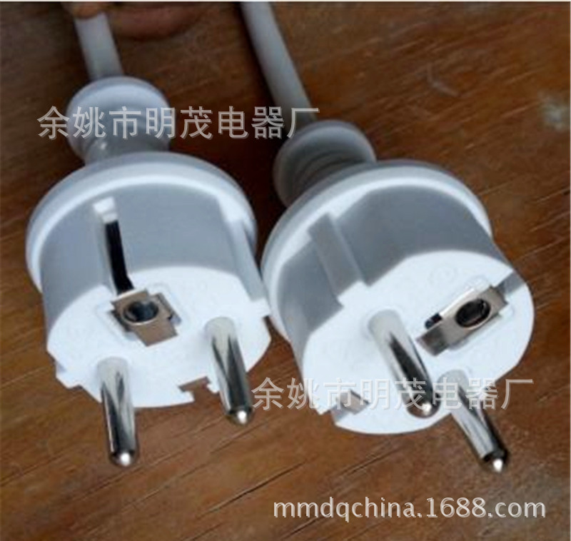 厂家直销 欧规电源线 欧式电源线 欧标电源线  欧规三插电源线