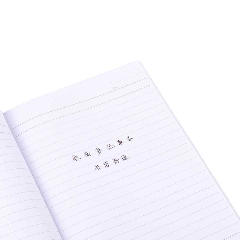 Deli 7663 Notebook B5 Soft Copy Meeting Record Wireless Binding Copy 50 Page Student Journal