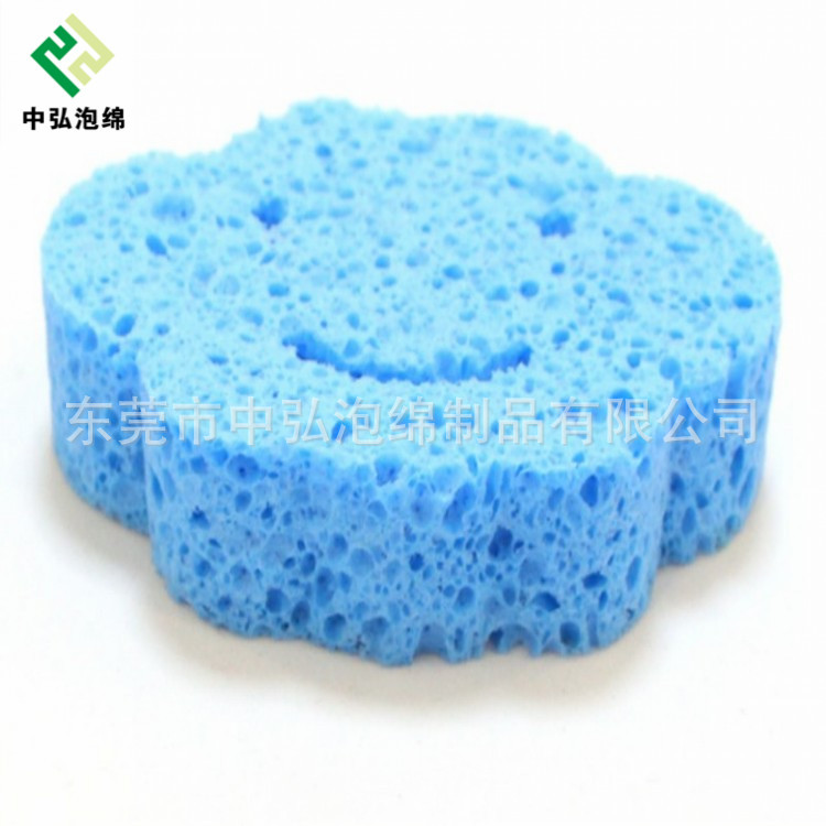 生产可爱动物形状造型木浆海绵清洁块 沐浴木浆棉 洗碗棉 百洁布