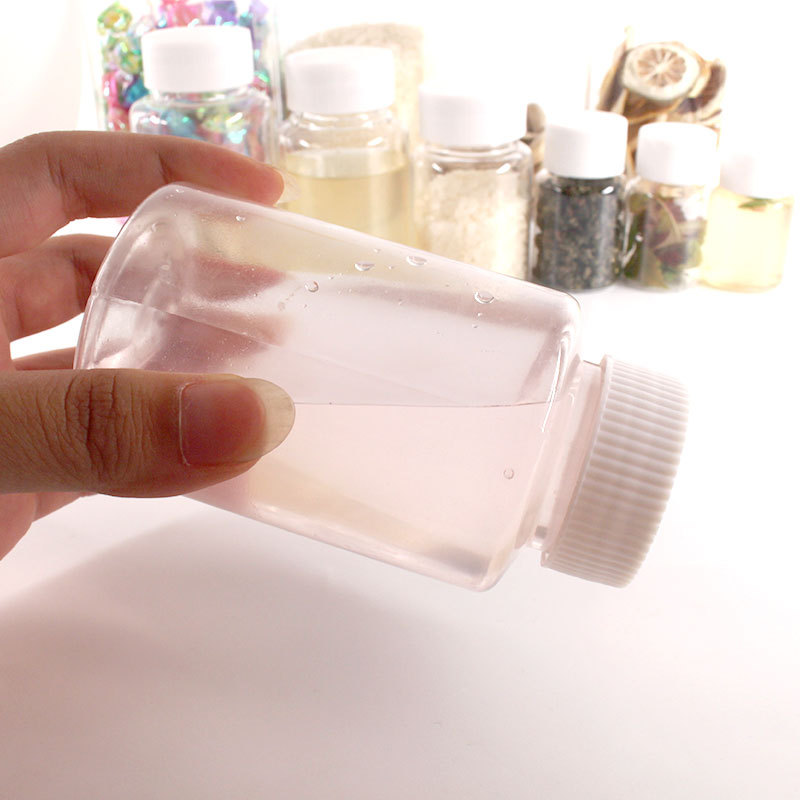 15 30 50 100 250 ml 500g sub-botella de plástico transparente de Boca Grande botella sellada para mascotas