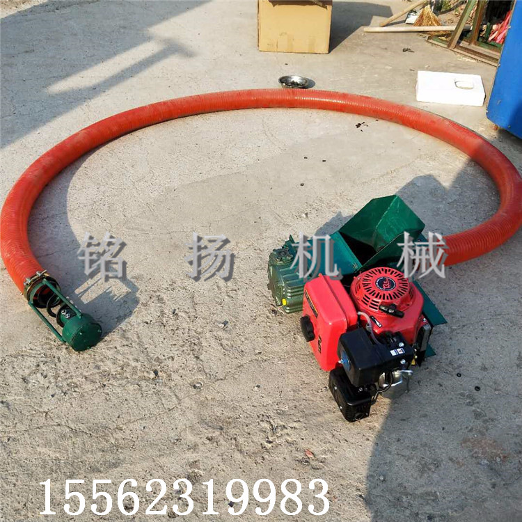 山东定做汽油吸沙机 软管加长吸料机 大豆装车吸粮机