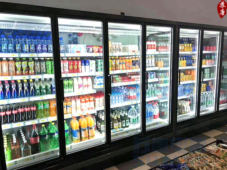 新款超市商场新标准款冷藏展示柜大气果蔬玻璃门冷藏陈列柜18FA